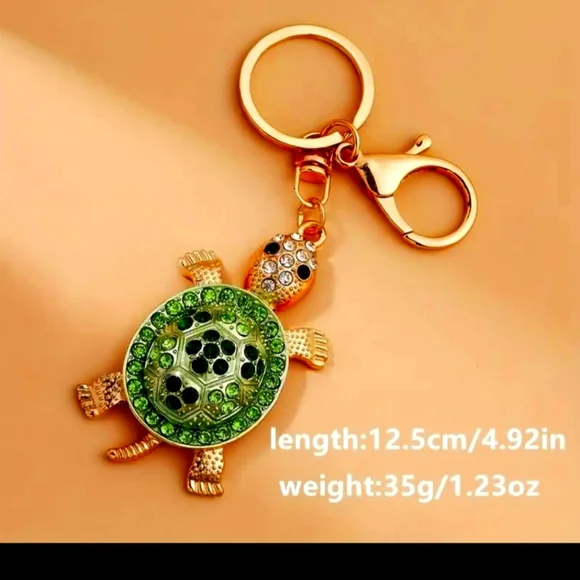 Turtle Keychain/Purse Charm - Picture 3 of 6